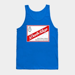 Dubstep Red Stripe Tank Top